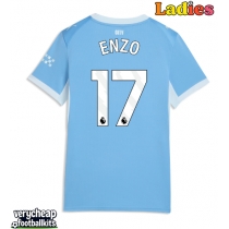 Manchester City Enzo Fernandez #17 Replica Home Shirt Ladies 2026-27 Short Sleeve
